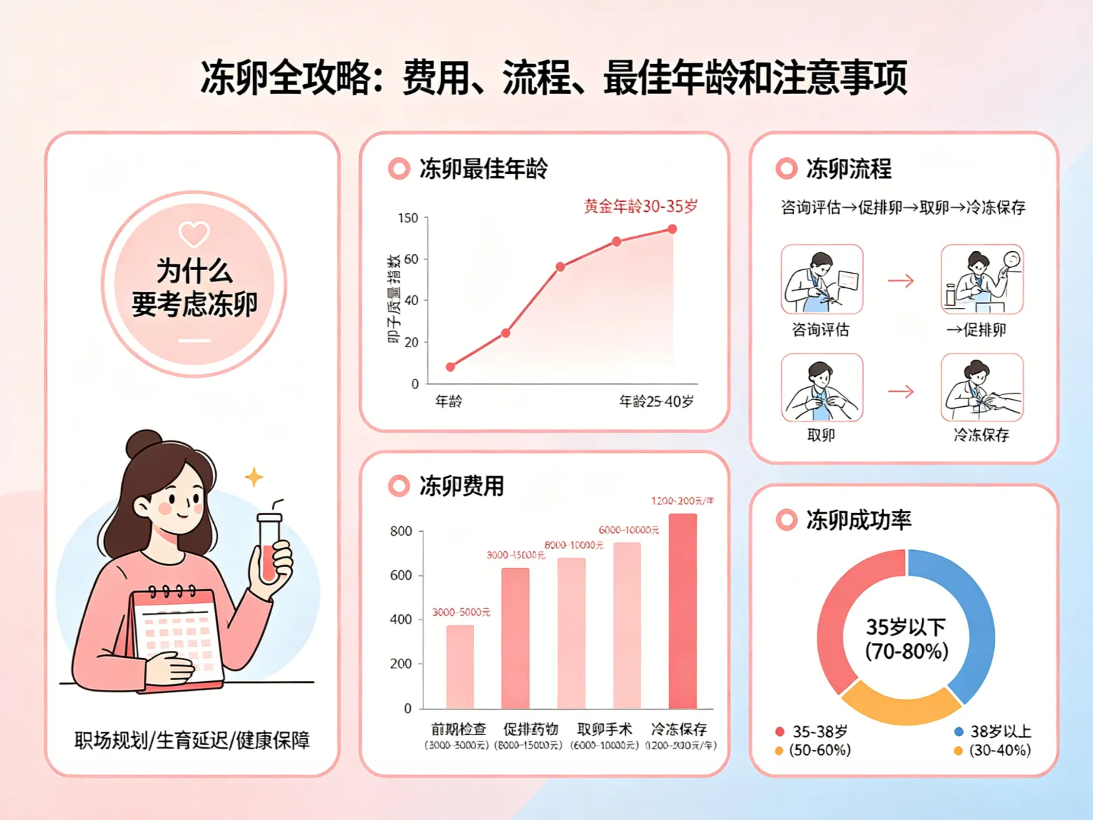 冻卵全攻略：费用、流程、最佳年龄和注意事项