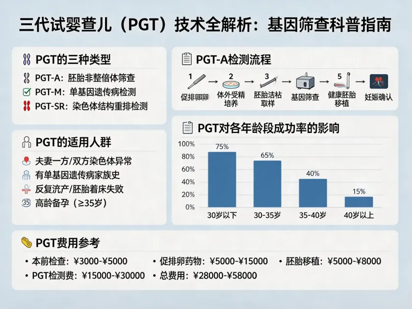 三代试管婴儿（PGT）技术全解析：基因筛查科普指南